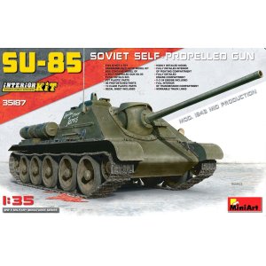 画像: ミニアート 1/35 SU-85 Mod.1943中期生産型 フルインテリア（内部再現）【プラモデル】