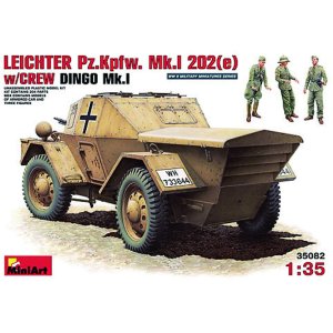 画像: ミニアート 1/35 ディンゴＭｋI　Ｐｚ．Ｋｍｐｆ．ＭｋI　２０２（ｅ）ドイツ兵２体入【プラモデル】