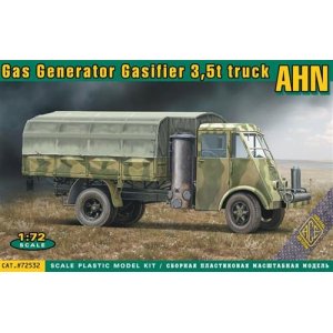 画像: ACE 1/72 独仏・ルノーＡＨＮ 5トントラック木炭燃料車【プラモデル】 