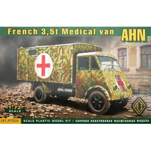 画像: ACE 1/72 フランス 3.5t トラック AHN 医療用バン【プラモデル】 