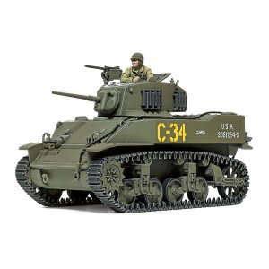 画像: タミヤ 1/48 アメリカ軽戦車 M5A1 スチュアート【プラモデル】  