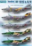 画像2: キティホークモデル 1/48 RF-101C&G/H ヴードゥー 偵察機【プラモデル】 <予約商品・入荷待ち>