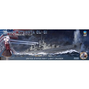 画像: AOTORI MODEL 1/350 アメリカ海軍軽巡洋艦 アトランタ（CL-51）【プラモデル】  