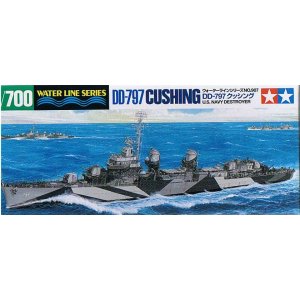 画像: タミヤ 1/700 アメリカ駆逐艦クッシングDD-797  