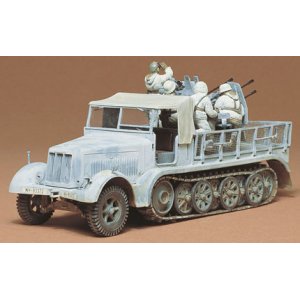 画像: タミヤ 1/35 ドイツ8tハーフトラック四連高射砲  