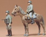 画像: タミヤ 1/35 ドイツ将校乗馬セット  