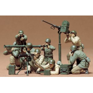 画像: タミヤ 1/35 アメリカ歩兵機関銃チームセット 【プラモデル】  