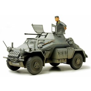 画像: タミヤ 1/35ドイツ四輪装甲車Sd.kfz.222エッチング・アルミ砲身付 【プラモデル】  