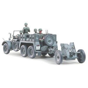 画像: タミヤ 1/35 ドイツ・クルッププロッツェ37mm対戦車砲牽引型  