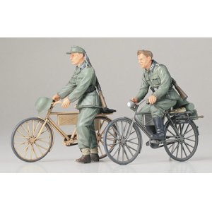 画像: タミヤ  1/35 ドイツ歩兵自転車行軍セット 【プラモデル】  