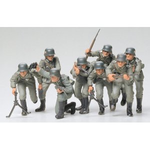 画像: タミヤ 1/35 ドイツ歩兵突撃セット  