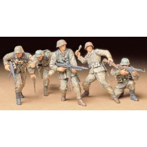 画像: タミヤ 1/35 ドイツ歩兵アタックチームセット 【プラモデル】  