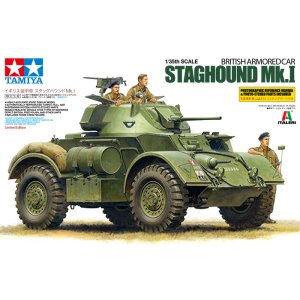 画像: タミヤ 1/35 イギリス装甲車スタッグハウンドMk.1(写真資料集・エッチングパーツ付き)【プラモデル】  