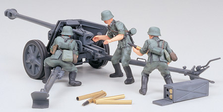 画像1: タミヤ 1/35 ドイツ75mm対戦車砲 【プラモデル】  