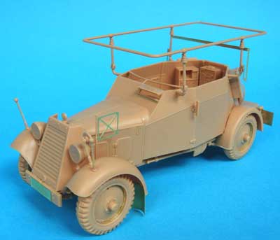 画像: ブロンコモデル 1/35 ドイツ アドラーKfz.14 軽四輪装甲自動車無線機搭載型