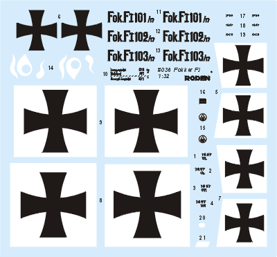 画像: ローデン 1/32 フォッカーF.1戦闘機[プラモデル]