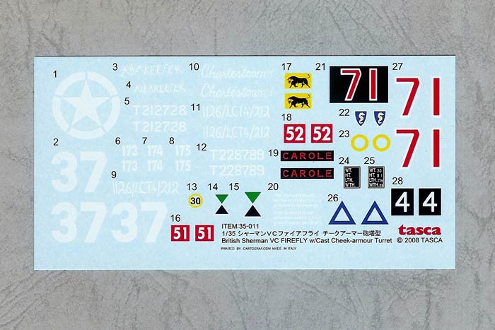 画像: タスカ 1/35 シャーマンVcファイアフライ・チークアーマー砲塔型