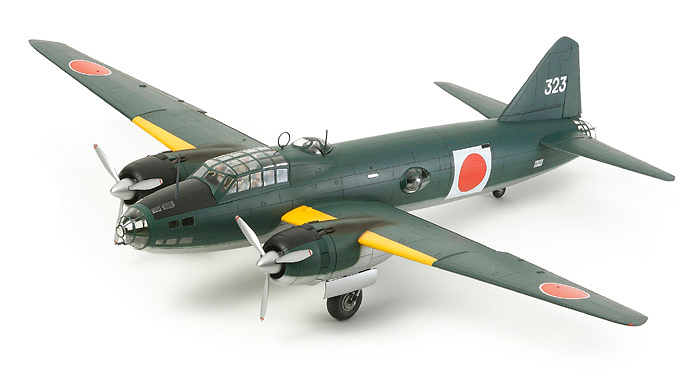 画像: タミヤ 1/48 三菱一式陸上攻撃機11型G4M1 山本長官搭乗機  【プラモデル】