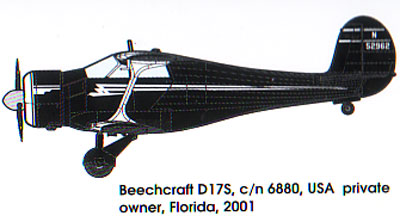 画像: ローデン 1/48 ビーチクラフト D17Sスタッガーウイング 商用機1930年代