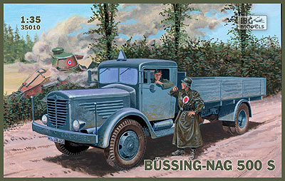 画像1: IBGモデル 1/35 ドイツ ビューシングNAG500S 4.5tカーゴトラック・後輪駆動型