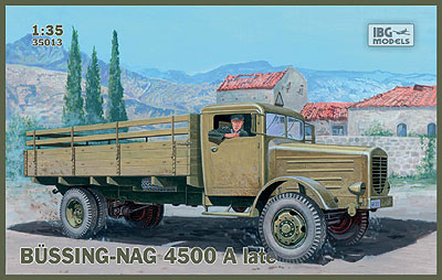 画像1: IBGモデル 1/35 ドイツ ビューシングNAG4500A 4.5tカーゴトラック・4輪駆動型