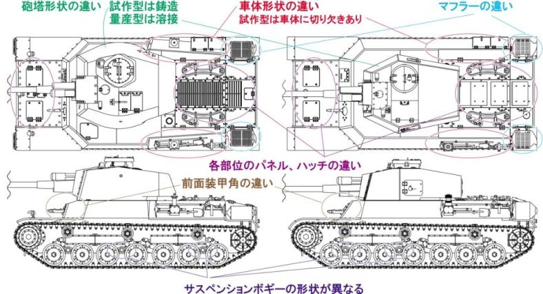 画像: ファインモールド 1/35 帝国陸軍 四式中戦車[チト]試作型(プラ製履帯付き)【プラモデル】 