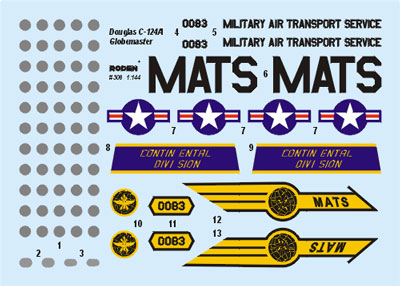 画像: ローデン 1/144 ダグラス C-124AグローブマスターII 【プラモデル】