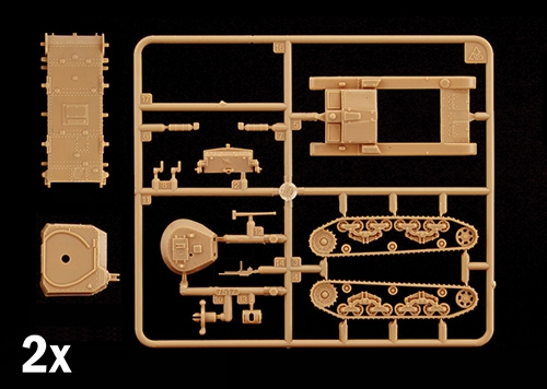 画像: イタレリ 1/72 イタリア陸軍 カーロアルマートM13/40(2in2)【プラモデル】