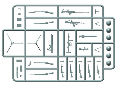 画像: マスターボックス 1/35 イギリス軍 歩兵用小火器セットWW.II【プラモデル】