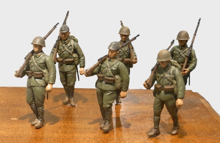 画像: ファインモールド 1/35 帝国陸軍歩兵 行軍セット【プラモデル】