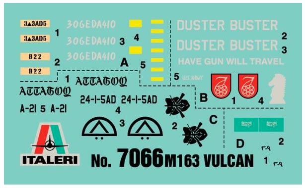 画像: イタレリ 1/72 M163バルカン対空自走砲【プラモデル】