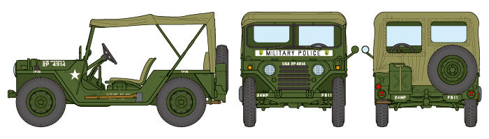 画像: タミヤ 1/35 アメリカ M151A1"ベトナム戦争"【プラモデル】