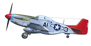 画像: タミヤ 1/72 ノースアメリカンP-51Dマスタング "タスキーギエアメン”【プラモデル】