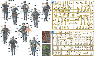 画像: マスターボックス 1/35 ドイツ武装親衛隊歩兵・東部戦線 食糧調達【プラモデル】 