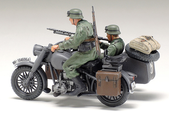 画像: タミヤ 1/48 ドイツ軍用サイドカー 【プラモデル】