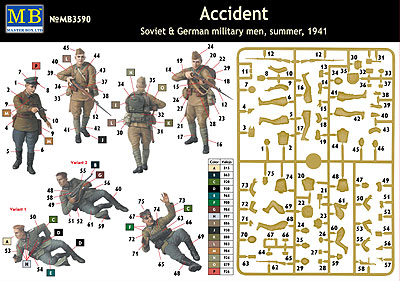 画像: マスターボックス 1/35 独ソ戦 アクシデント・事故遭遇【プラモデル】
