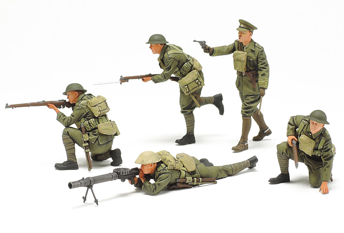 画像: タミヤ 1/35 WW.I イギリス軍歩兵セット【プラモデル】