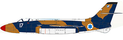 画像: スペシャルホビー 1/72 SO.4050ボートゥールIIAジェット攻撃機”イスラエル空軍”[プラモデル]