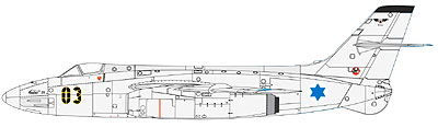 画像: スペシャルホビー 1/72 SO.4050ボートゥールIIAジェット攻撃機”イスラエル空軍”[プラモデル]