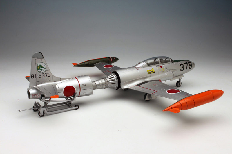 画像: プラッツ 1/72 ロッキード T-33シューティングスター"航空自衛隊"w/エンジン【プラモデル】