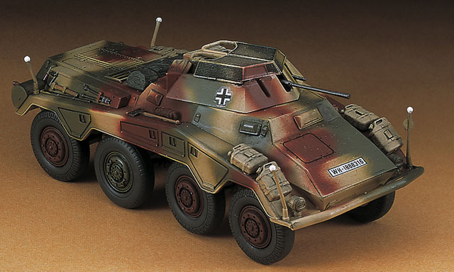 画像: ハセガワ 1/72 Sd.Kfz.234/1八輪装甲偵察車2cm機銃型 