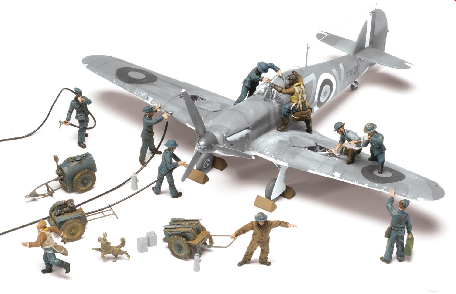 画像: エアフィックス 1/48 WWWII RAF 地上整備員【プラモデル】