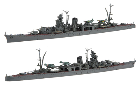 画像: フジミ 1/700 日本海軍 軽巡洋艦 矢矧 1944 /酒匂 (選択式キット)【プラモデル】