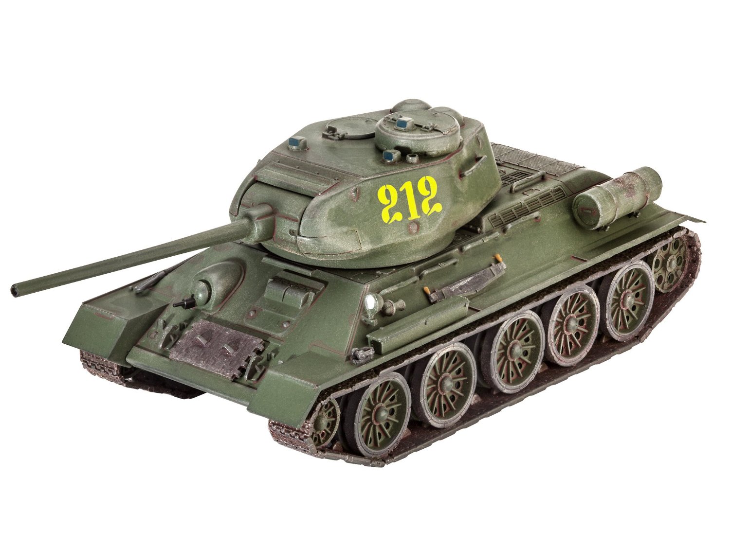 画像: ドイツレベル 1/72 T34/85 ソビエト中戦車【プラモデル】