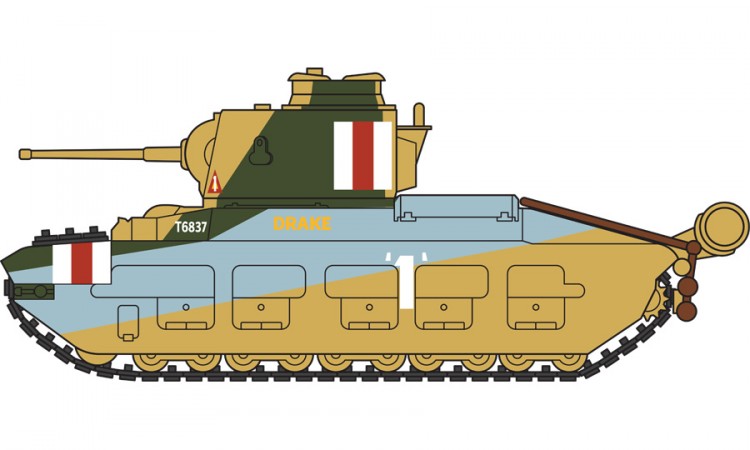 画像: エアフィックス 1/76 イギリス陸軍 マチルダMk.II歩兵戦車 【プラモデル】