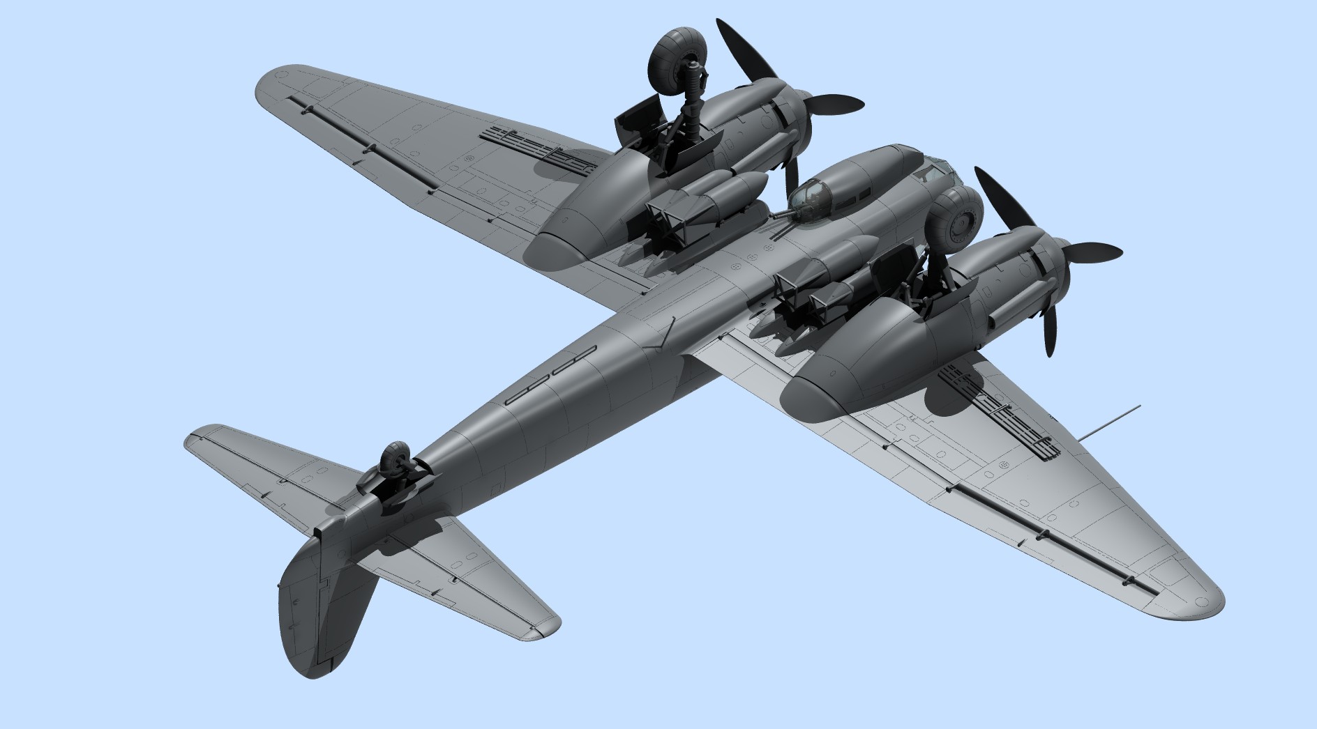 画像: ICM 1/48 ユンカースJu88A-4【プラモデル】