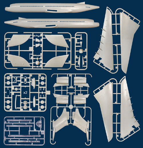 画像: ローデン 1/144 英ビッカーズ・スーパーVC10-Ｋ３空中給油機【プラモデル】 