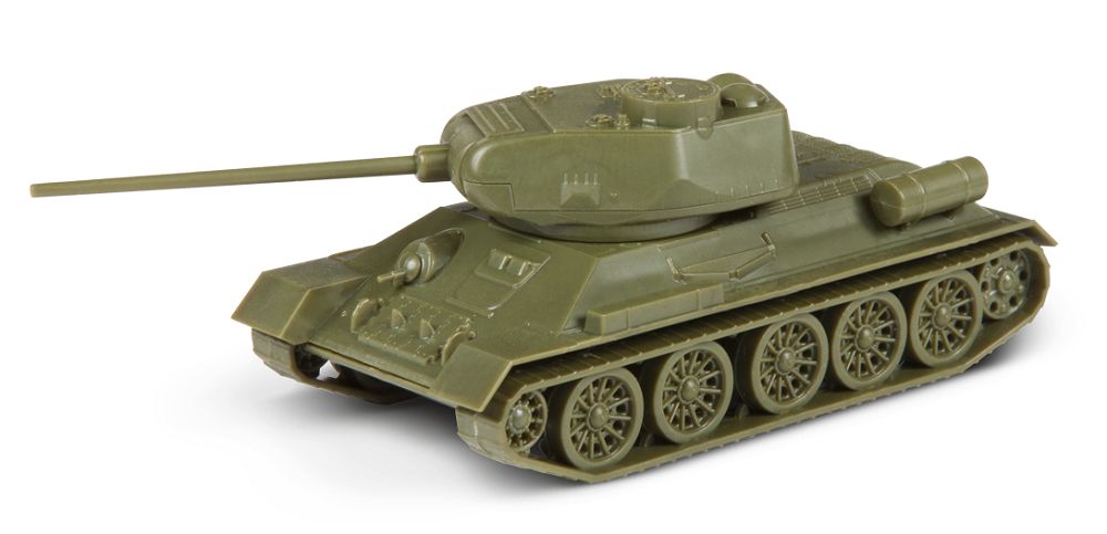 画像: ズベズダ 1/100 T-34/85 ソビエト中戦車【プラモデル】 