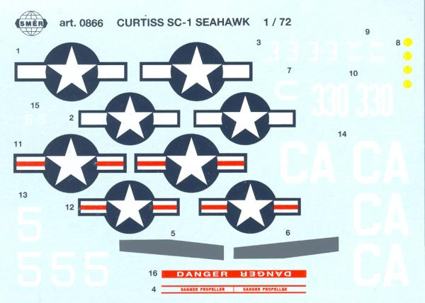画像: スメール 1/72 米・カーチス SC-1 シーホーク WW-II【プラモデル】 