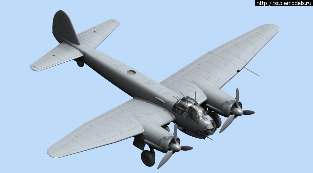 画像: ICM 1/48 ユンカース Ju88A-14 爆撃機【プラモデル】